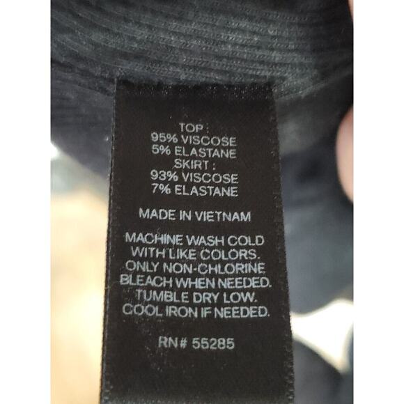 Express One Eleven Women's Black Viscose Long Sleeve Knee Length Hooded Dress S - Picture 10 of 11